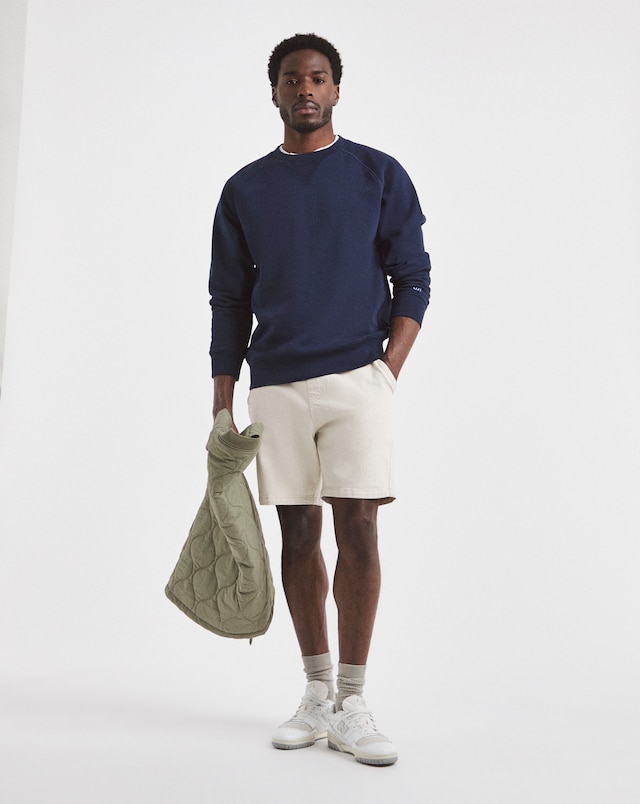 Union Comfort Waist Gabardine Shorts - Navy