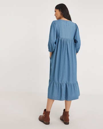 Julipa Pure Cotton Chambray Dress