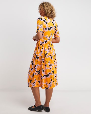 Selected Femme Floral Print Jersey Dress