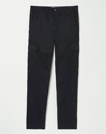 FatFace Bude Cargo Trousers - Washed Black