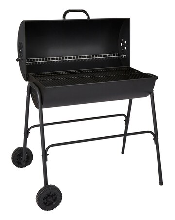 Oil Drum Charcoal BBQ