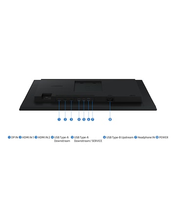 Samsung 24in Essentials S40GD 100Hz FHD Height Adjust Monitor - Black