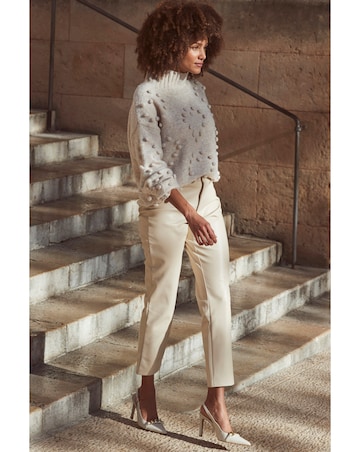 Sosandar Bobble Heart Jumper