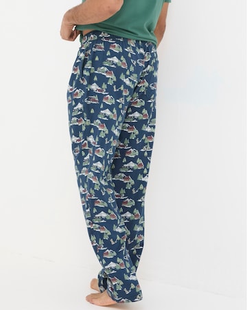 Fatface Jeep Print Pyjama Bottoms