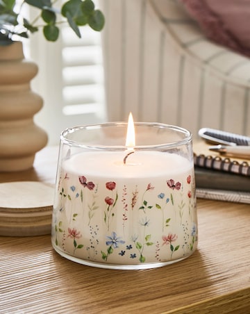 Julipa Wildflower Glass Jar Candle