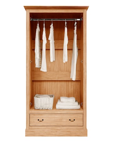 Julipa Ashford 2 Door 1 Drawer Wardrobe