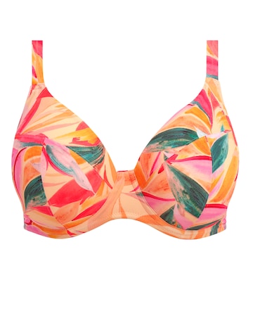 Elomi Sancho Beach Plunge Bikini Top Mango