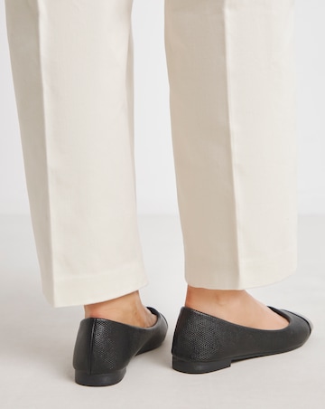 Tiana Toe Cap Ballerina - Wide Fit (E)