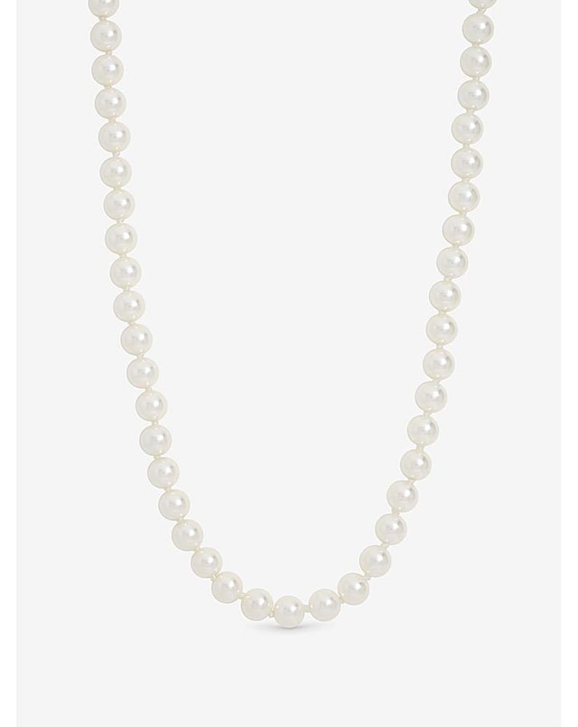 Jon Richard Gold Plated Single Row Pearl Necklace