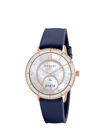 Radley Series 57 AMOLED Leather Silicone Strap Smart Watch - Ink