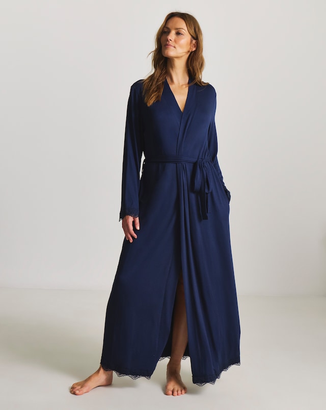 JD Williams Cool Stretch Lace Dressing Gown
