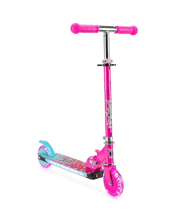 XOOTZ Wild Rider LED Scooter - Pink Leopard