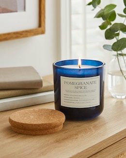 Apothecary Pomegranate Spice Medium Glass Candle