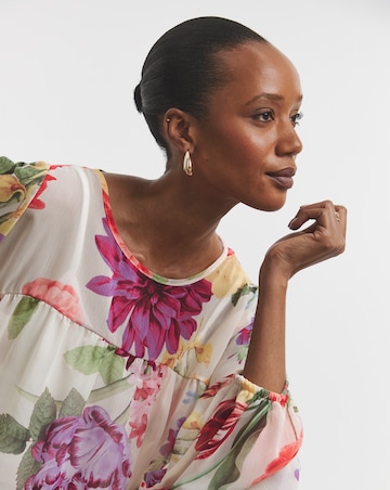 Joanna Hope Romantic Chiffon Blouse