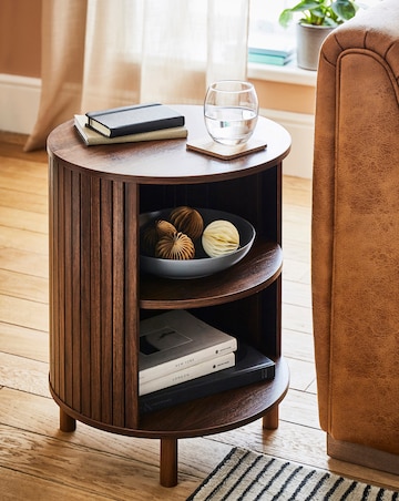 Tate Round Open Side Table