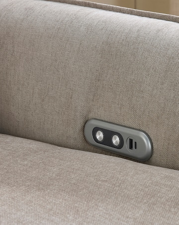 Aspire Ashford Fabric Recliner 3 Seater