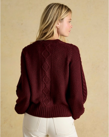 Joules Rafferty Cable Knit Cardigan
