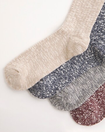 4 Pack Marl Socks