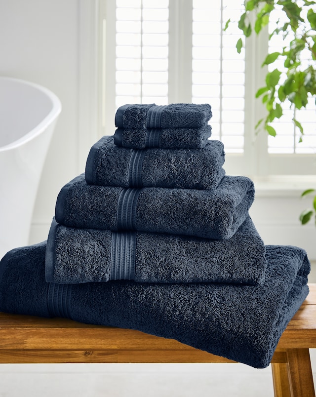 Egyptian Cotton 600GSM Towel - Midnight