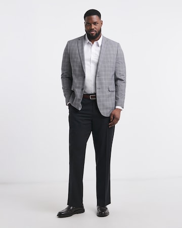 Luke Grey Check Suit Jacket