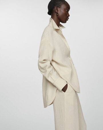 Mango Chest Pocket Cotton Shirt