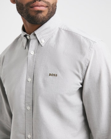 BOSS Classic Long Sleeve Green Shirt