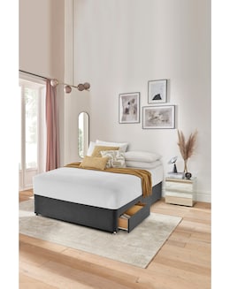 Silentnight Velvet 2 Drawer Divan Base Only