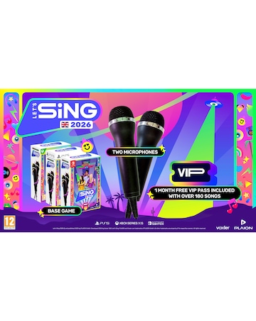 Let's Sing 2026 with 2 USB Microphones (PS5)