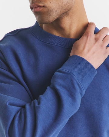 Relaxed Fit Garment Dyed Crew Sweat