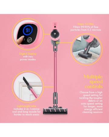 Swan TV?s Queen of Clean Cordless Anti-Tangle Vacuum Cleaner