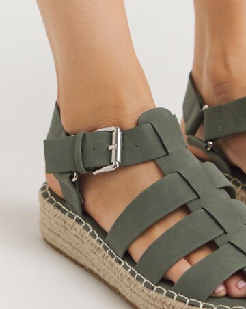 Honor Fisherman Espadrille Sandals - Wide Fit (E)