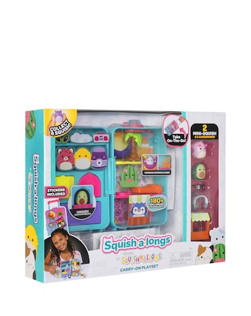 Squishmallows Squishalongs Luggage Playset