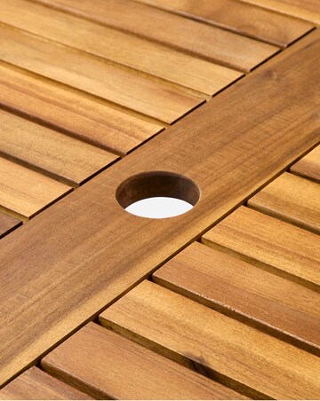 Charles Bentley Wooden Octagonal Table with 4 Chairs