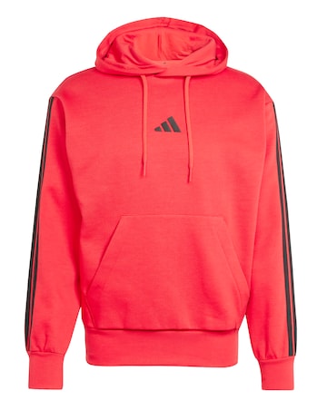 adidas 3 Stripes Fleece Hoodie