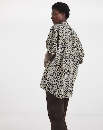 Printed Oversized Blouse