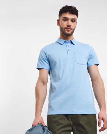 Jersey Slub Pocket Polo Long