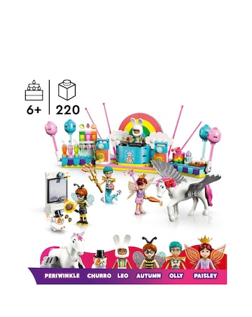 LEGO Friends Costume Party with Unicorn & Fairy Building Kit, Creative Toy 42661