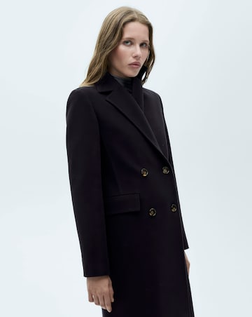 Mango Double Breasted Wool Coat