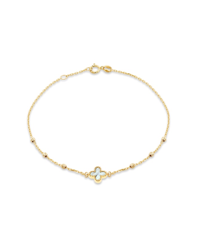 9ct Yellow Gold Mother of Pearl Bracelet