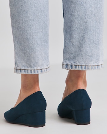 Valentina Low Wedge Court Shoe Extra Wide EEE Fit