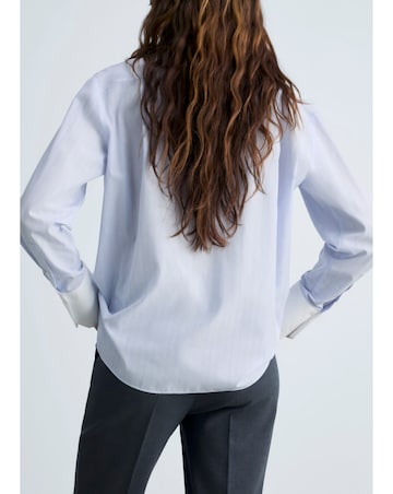 Mango Cotton Blend Hamburg Shirt