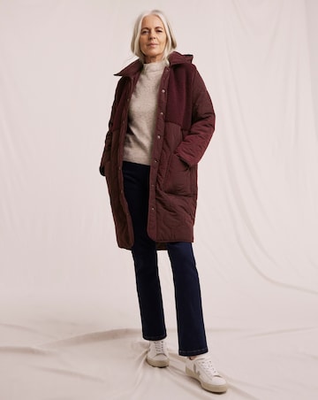 Julipa Borg Quilted Long Coat