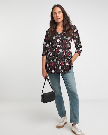 Joe Browns Christmas Bow Print Tunic