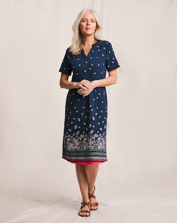 Julipa Pure Cotton Printed Jersey Shift dress