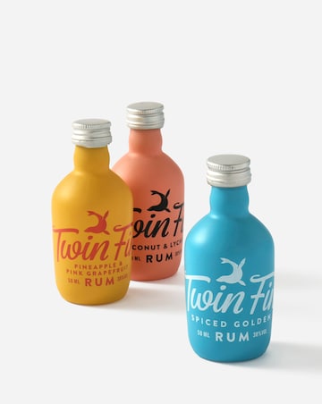 Twin Fin Rum Miniature Gift Set 3 x 50ml