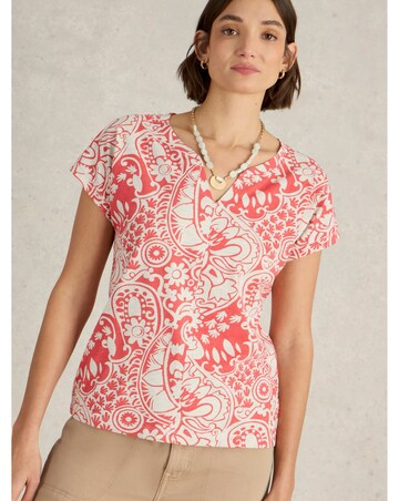 White Stuff Nelly Notch Neck Tee