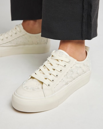 Shawnee Mesh Lace Up Trainers - Extra Wide Fit (EEE)