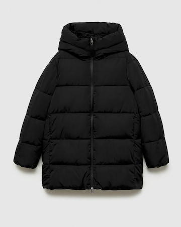 Mango Quilted Anorak Puffer with Hood