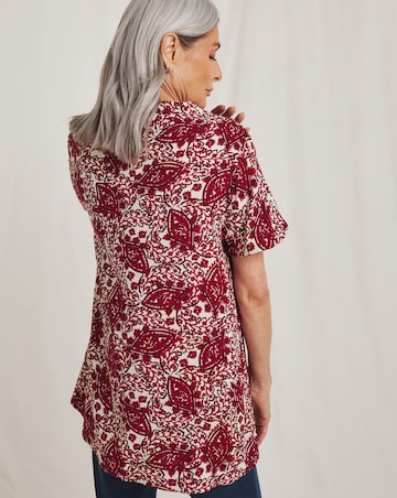 Julipa Button Down Printed Top