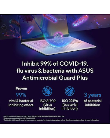 ASUS Vivobook 15 Laptop - 15.6in Intel Core i3 8GB 512GB FHD - Silver